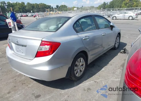 2012 Honda Civic Lx из США, поврежденный, VIN 2HGFB2F53CH311765